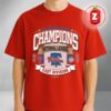 Philadelphia Phillies Red 2025 Division Champions Frankie Unisex T-Shirt