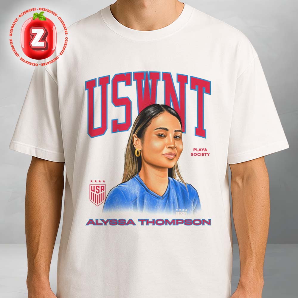 Playa Society USWNT Alyssa Thompson 2025 Unisex T-Shirt Playa Society USWNT Alyssa Thompson 2025 Unisex T-Shirt