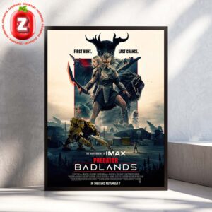 Predator Badlands Movie Poster At IMAX Premiere In Theaters On November 7 2025 Home Decor Poster Canvas