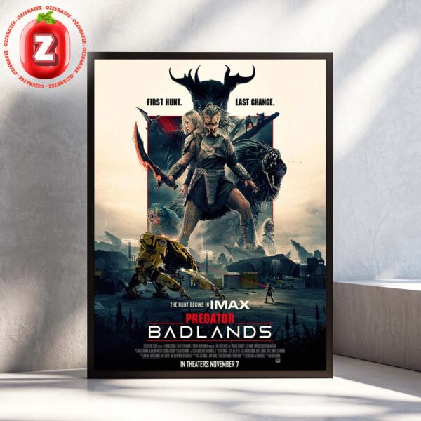 Predator Badlands Movie Poster At IMAX Premiere In Theaters On November 7 2025 Home Decor Poster Canvas