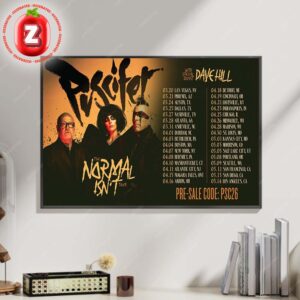 Puscifer The Normal Isn’t Tour 2025 North America Dates Home Decor Poster Canvas