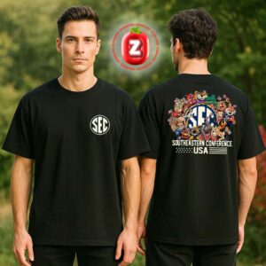 SEC Olive SEC Americana Two Sides Unisex T-Shirt