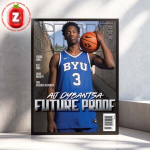 SLAM 259 AJ Dybantsa BYU Cougars Future Proof 2025 Basketball Magazine 2025 Home Decor Poster Canvas