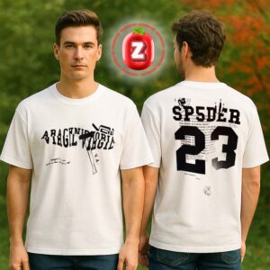 SP5DER x Off-White On September 29-30 2025 At Virgil Abloh The Codes Paris PYREX 23 Tee Arachnid Virgil Tribute VR8 Spider Two Sides Unisex T-Shirt