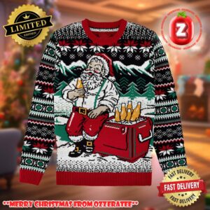 Santa Claus 2025 Gilf For Family Christmas Cooler Ugly Christmas Sweater