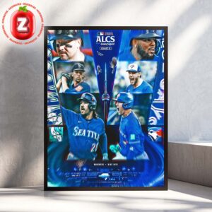 Seattle Mariners vs Toronto Blue Jays 2025 ALCS Game 2 Baseball Home Decor Poster Canvas
