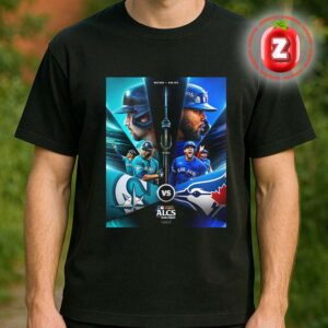 Seattle Mariners vs Toronto Blue Jays ALCS Game 1 2025 MLB Baseball Matchup Unisex T-Shirt