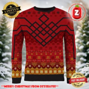 Shang-Chi Ten Golden Rings Ugly Christmas Sweater 2025