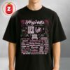Sick New World Festival Poster At Texas Motor Speedway In Fort Worth On October 24 2026 System Of A Down Slayer Deftones Lineup Artwork Unisex T-Shirt