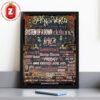 Sick New World Festival Poster At Las Vegas Festival Grounds On April 25 2026 Heavy Metal Rock Lineup Artwork Home Decor Poster Canvas