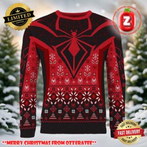 Spider-Man Christmas In Brooklyn Miles Morales Ugly Christmas Sweater 2025