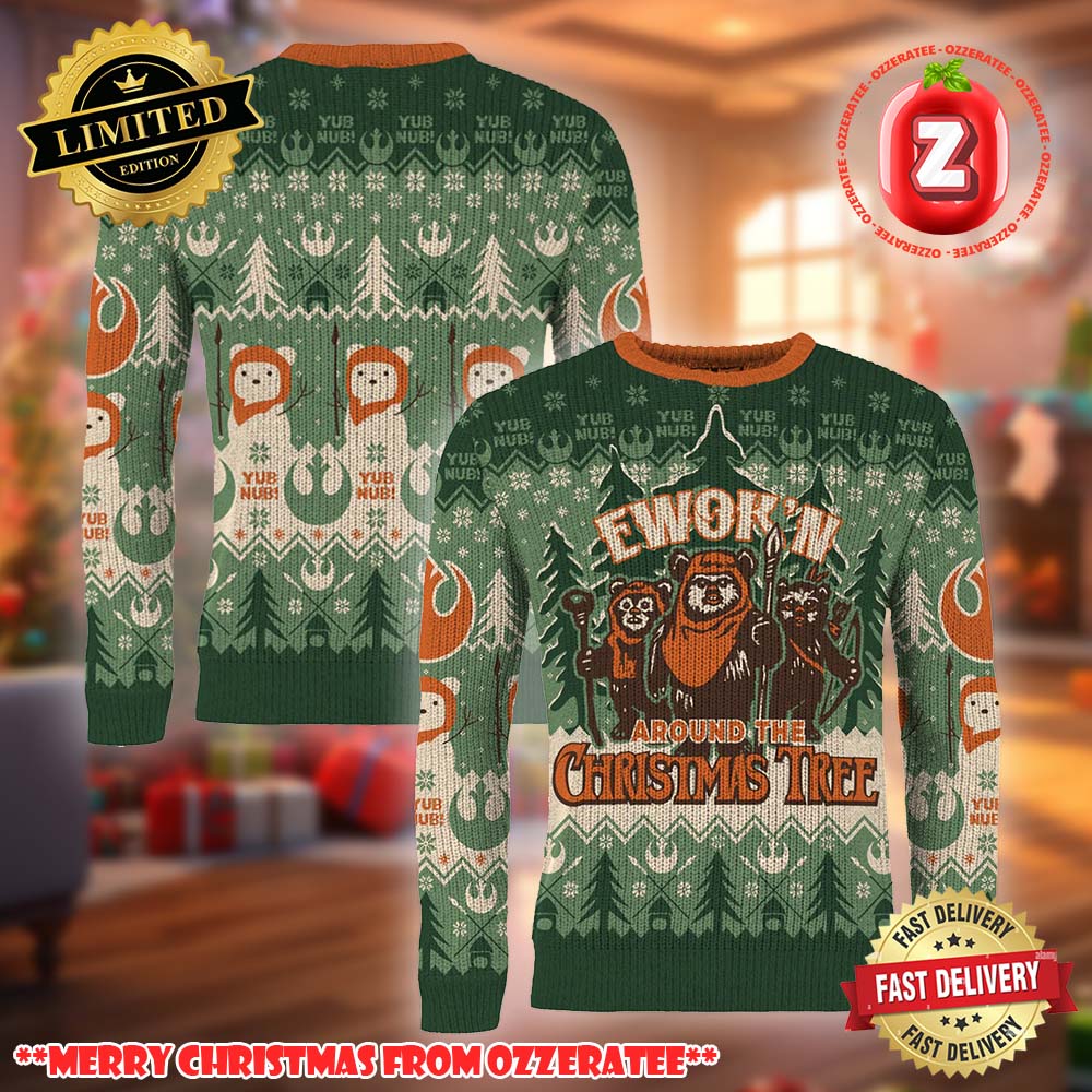 Star Wars Ewok’n Around The Christmas Tree Christmas Sweater 2025 Star Wars Ewok’n Around The Christmas Tree Christmas Sweater 2025