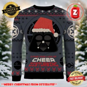 Star Wars I Find Your Lack Of Cheer Disturbing Ugly Christmas Sweater 2025