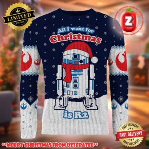 Star Wars R2 Ugly Christmas Sweater 2025