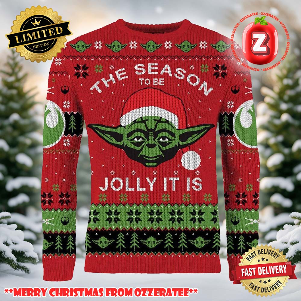 Star Wars The Season To Be Jolly It Is Ugly Christmas Sweater 2025