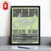 Superheaven Tour Poster With White Reaper And The Virgos In Baltimore MD Rutherford NJ And Amityville NY December 2025 Home Decor Poster Canvas