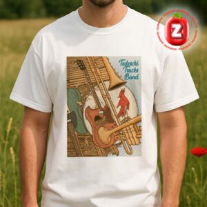 Tedeschi Trucks Band Concert Poster At Red Hat Amphitheater In Raleigh North Carolina On October 17 2025 Unisex T-Shirt