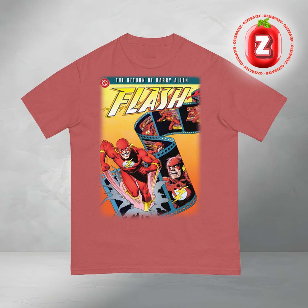 The Flash The Return of Barry Allen Vintage Comic Cover T Shirt DC Comics Retro Unisex T-Shirt