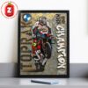 Toprak Razgatlioglu 2025 WorldSBK Champion Red Glory Home Decor Poster Canvas