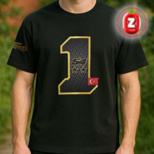 Toprak Razgatlioglu Champion 2025 Superbike WorldSBK Gold Edition BMW Motorrad Turkish Flag Two Sides Unisex T-Shirt