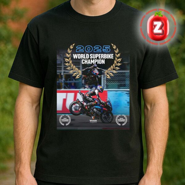 Toprak Razgatlioglu WorldSBK Champion 2025 Turkish Flag Celebration Unisex T-Shirt