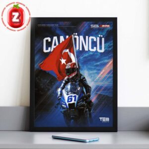 Toprak Razgatlioglu WorldSBK World Champion 2025 BMW Rokit Superbike Celebration Artwork Home Decor Poster Canvas