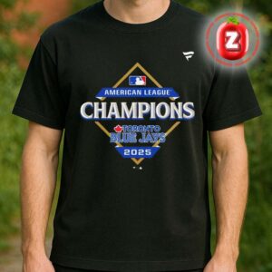Toronto Blue Jays 2025 American League Champions Locker Room Unisex T-Shirt