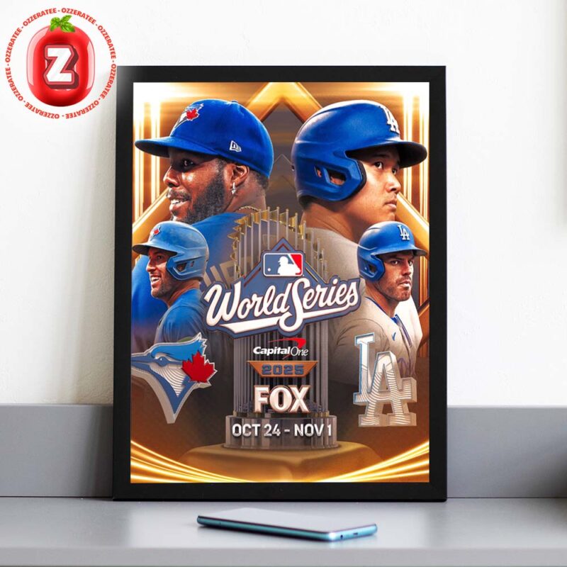 Toronto Blue Jays 2025 World Series Bound MLB Playoffs Poster Limited Edition Print Home Decor Poster Canvas