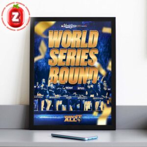 Toronto Blue Jays vs Los Angeles Dodgers 2025 MLB World Series Poster Official Game Art Home Decor Poster Canvas