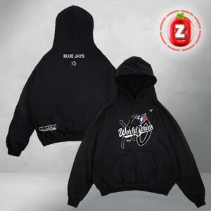 Toronto Blue Jays x The Weeknd Fanatics Black 2025 World Series Legacy Two Sides Unisex Hoodie
