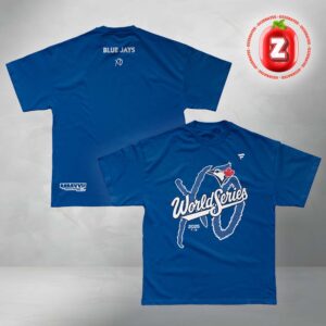 Toronto Blue Jays x The Weeknd Fanatics Royal 2025 World Series Legacy Two Sides Unisex T-Shirt