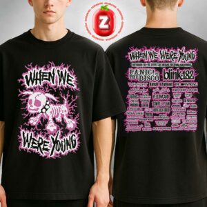 When We Were Young Festival 2025 Electric Dog Lineup Two Sides Unisex T-Shirt When We Were Young Festival 2025 Electric Dog Lineup Two Sides Unisex T-Shirt