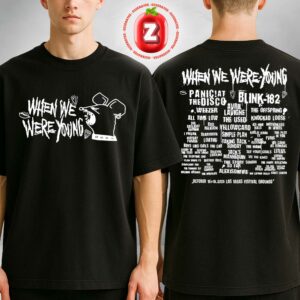 When We Were Young Festival 2025 Screaming Rat Lineup Two Sides Unisex T-Shirt When We Were Young Festival 2025 Screaming Rat Lineup Two Sides Unisex T-Shirt