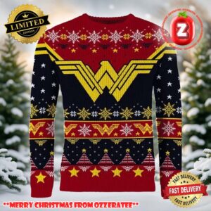 Wonder Woman The Most Wonder-ful Time Of The Year Ugly Christmas Sweater 2025