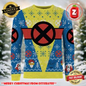 X-Men Three Wise Mutants Ugly Christmas Sweater 2025