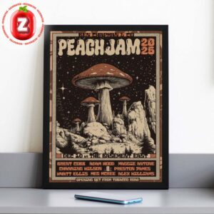 Ben Chapman And Friends Peach Jam Live Show At The Basement East In Nashville TN On 2025 Home Decor Poster Canvas
