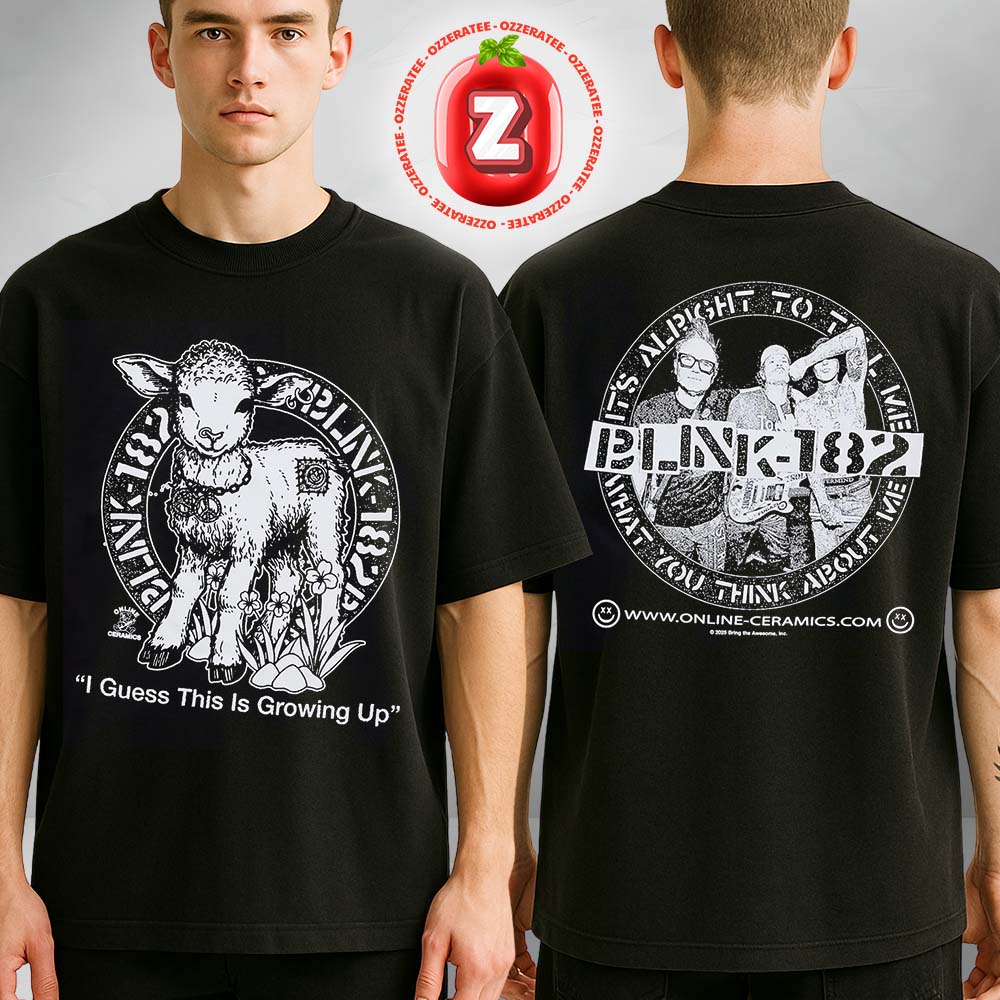 Blink 182 I Guess This Is Grow Two Sides Unisex T-Shirt Blink 182 I Guess This Is Grow Two Sides Unisex T-Shirt
