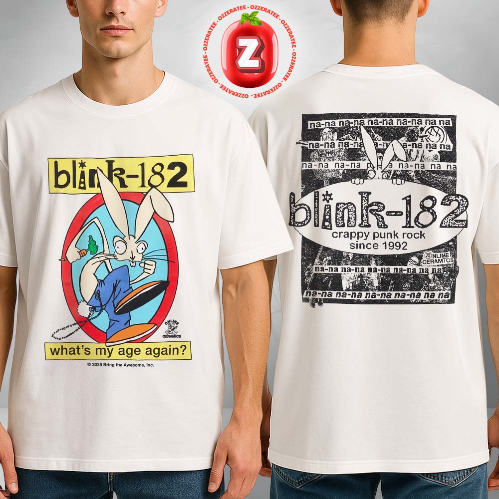 Blink 182 Whats My Age Again Two Sides Unisex T-Shirt Blink 182 Whats My Age Again Two Sides Unisex T-Shirt