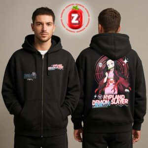 Demon Slayer Nezuko Two Sides Unisex Zip Up Hoodie