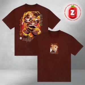 Demon Slayer Rengoku Flame Two Sides Unisex T-Shirt