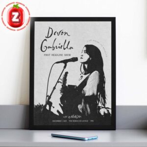 Devon Gabriella First Headline Show Live At The Moroccan Lounge In Los Angeles CA On December 7 2025 Home Decor Poster Canvas