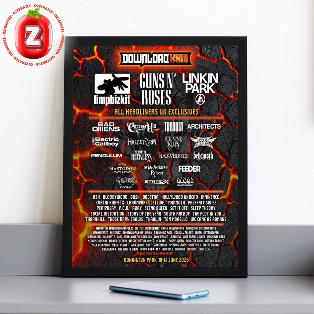 Download Festival XXIII Poster At Donington Park In Leicestershire UK On June 10-14 2026 Home Decor Poster Canvas Download Festival XXIII Poster At Donington Park In Leicestershire UK On June 10-14 2026 Home Decor Poster Canvas
