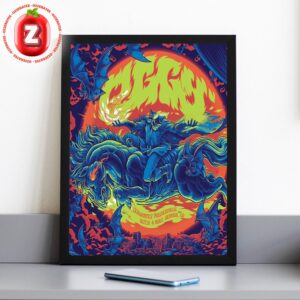 Eggy Poster At Cervantes Masterpiece In Denver CO On October 31 2025 Halloween Fire Horse Artwork Home Decor Poster Canvas