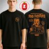 Foo Fighters Exclusive Halloween Amazon Music 24-Hour Merch Drop Black Orange FF Logo Two Sides Unisex T-Shirt