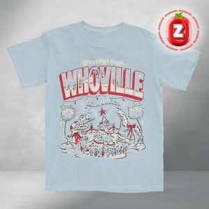 Greetings From Whoville Christmas Dr Seuss Vintage Unisex T-Shirt