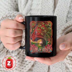 Guns N Roses Live Poster At Arena Pantanal In Cuiaba Mato Grosso Brazil On October 31 2025 Coffee Ceramic Mug