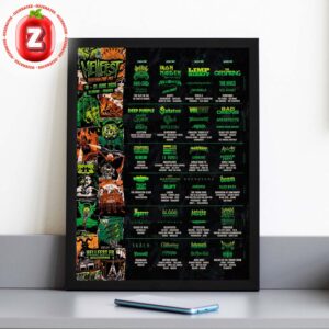 Hellfest 2026 Festival Poster At Clisson France From June 18 To 21 Tales From The Pit Metal Music Artwork Home Decor Poster Canvas