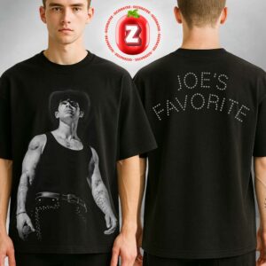 Jonas Brothers Joe Jonas Favorite Tour Edition 2025 Black Two Sides Unisex T-Shirt