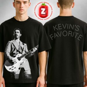 Jonas Brothers Kevin Jonas Favorite Black Graphic Two Sides Unisex T-Shirt