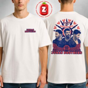 Jonas Brothers Merch Show At KeyBank Center In Buffalo NY On November 9th 2025 Greetings From Your Hometown Two Sides Unisex T-Shirt